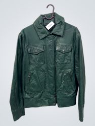 Esprit Collection Green Leather Jacket