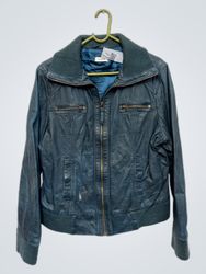 Pimkie Basic Jaqueta Bomber em Faux Leather