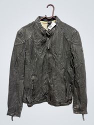 Black Leather Biker Jacket