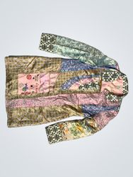 Dy Design Patchwork Long Sleeve Shirt