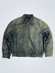 TORRAS Blue Leather Jacket