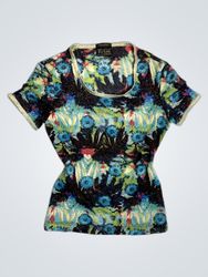 REPLAY DONNA Floral Print T-Shirt