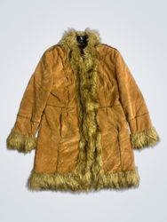 Chaqueta con ribete de piel sintética Survive S