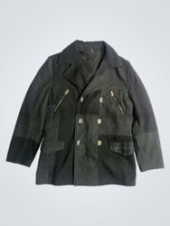 Dark Gray Double-Breasted Jacket