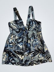Vestido curto Miss Sixty com estampa de borboletas