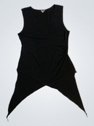 Miss Me Black Asymmetrical Dress
