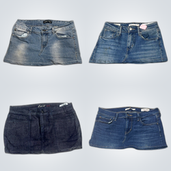 levi's denim mini skirt