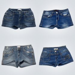 No Boundaries Y2K Denim Shorts