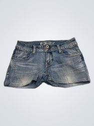 Hydraulische Denim-Shorts
