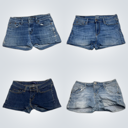 Y2K Denim Shorts Bundle