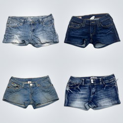 Y2K Denim Shorts Bundle