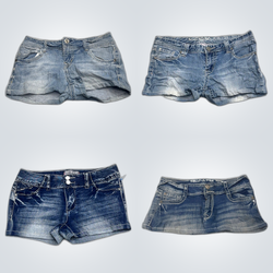 Denim Shorts and Skirts