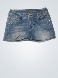 Wallflower Denim Mini Shorts