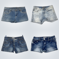 Y2K Denim Shorts Bundle