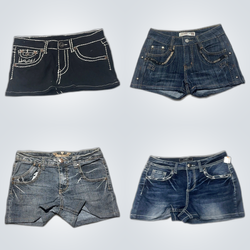 Y2K Jean Shorts Bundle