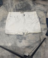 White Denim Shorts