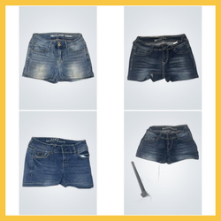 Wallflower Y2K Denim Shorts