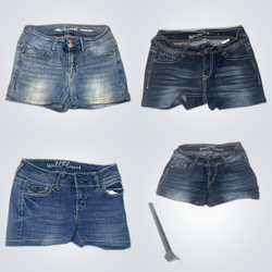Wallflower Y2K Denim Shorts