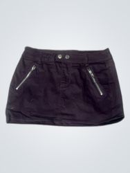 Cache Cache Black Denim Mini Skirt