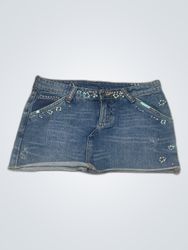 Unbranded Embellished Denim Mini Skirt