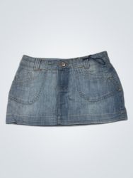 House of Denim Denim Mini Skirt
