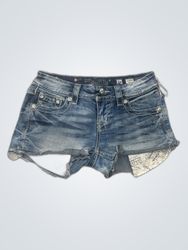 Miss Me Distressed Denim Shorts