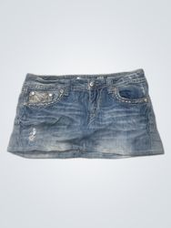 Miss Me Denim Mini Skirt