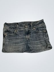 Miss Me Denim Mini Skirt