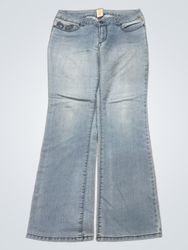 Faded Glory Women's Light Wash Flare Jeans Size 10