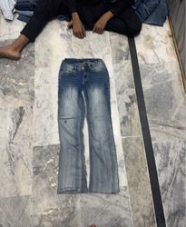 Wallflower Blue Wash Flare Jeans