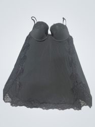 Black Lace Trim Slip