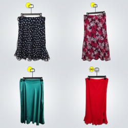 Y2K unique poly skirts