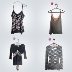 Y2K dark era mixed tops