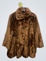 Donna Lewis Fabulous Furs Brown Fur Coat