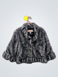 Covington Gray Fur Coat