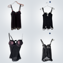 Babydoll romântico Y2K