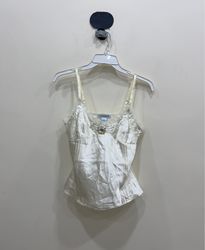 Lace Trim Satin Camisole