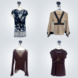 Y2K grunge core mixed tops