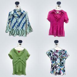 Y2K Fairycore crinkle tops