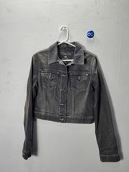 Miss Me Cropped Denim Jacket