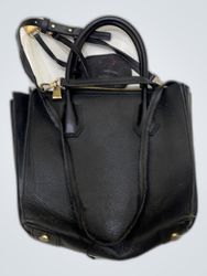 Michael Kors Black Leather Tote Bag