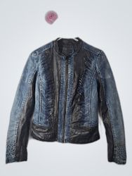 OXYGEN Denim and Leather Jacket