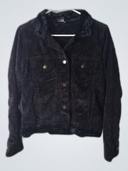 J.Guilo Black Corduroy Jacket