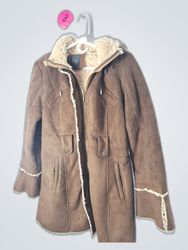 Braeaton Hooded Suede Jacket