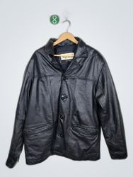 M. Julian Black Leather Jacket