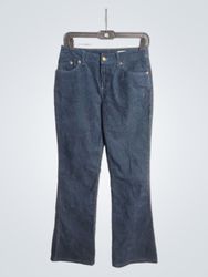 Dark Blue Corduroy Pants with Stretch Label