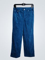 Pantalons en velours côtelé bleus J. Crew