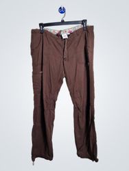 Kathy Ireland Damen Braune Cargo-Hose