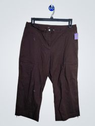 Danskin Now Braune Cargo-Capris