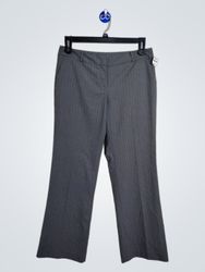 Pantaloni da donna in grigio a righe sottili di Ne..
